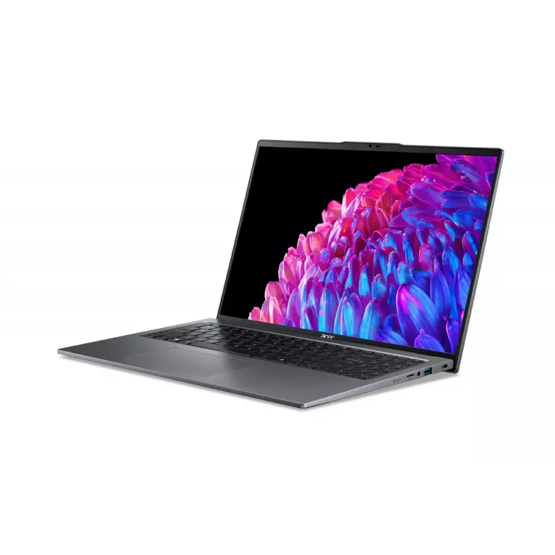 Laptop Acer Swift Go 16 SFG16-72-76Q5 — Intel Core Ultra 7 155U, 16 inch (40.6 cm) 3.2K 16GB LPDDR5, 512GB SSD, Windows 11 Home, Grey