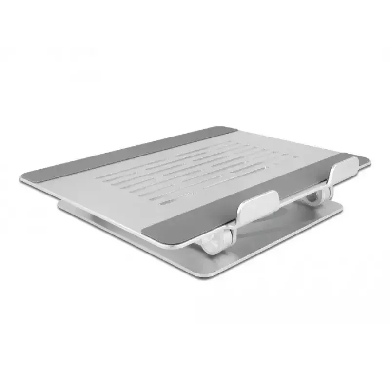 Laptop Stand DeLOCK 18414 Adjustable Aluminium Width 280mm Depth 230mm Height 40mm