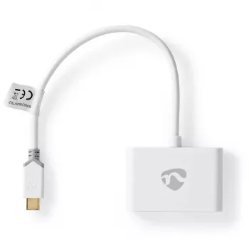 Interface hub Nedis CCBW65960WT02 White 0.2m cable