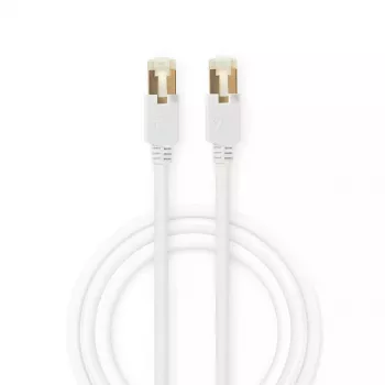 Networking cable Nedis CCGB85221WT100 RJ-45 Cat6 10 m White