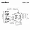 TV mount Nedis TVWM1510BK 68.6 cm 27 inch Black 15 kg