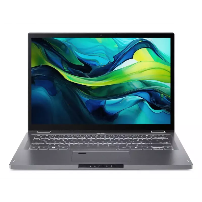 Hybrid 2-in-1 Laptop Acer Aspire Spin 14 ASP14-52MTN-75Q5 — Intel Core Ultra 7 155U, 14 inch WUXGA Touch, 16GB LPDDR5x, 1TB SSD, Wi‑Fi 6, Windows 11 Home, Grey