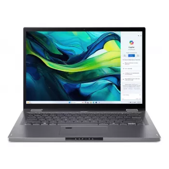 Hybrid 2-in-1 Laptop Acer Aspire Spin 14 ASP14-52MTN-75Q5 — Intel Core Ultra 7 155U, 14 inch WUXGA Touch, 16GB LPDDR5x, 1TB SSD, Wi‑Fi 6, Windows 11 Home, Grey
