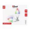 Smart bulb TRUST 71293 — Wi‑Fi smart light, white, AC, 37×100 mm, pack of 2