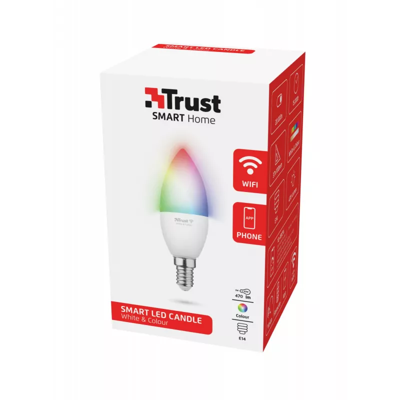 Smart bulb Trust 71280 Wi-Fi White 100 mm