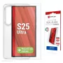 Displex Screen Protector + Case for Samsung Galaxy S25 Ultra, Eco Mounting Frame, scratch resistant