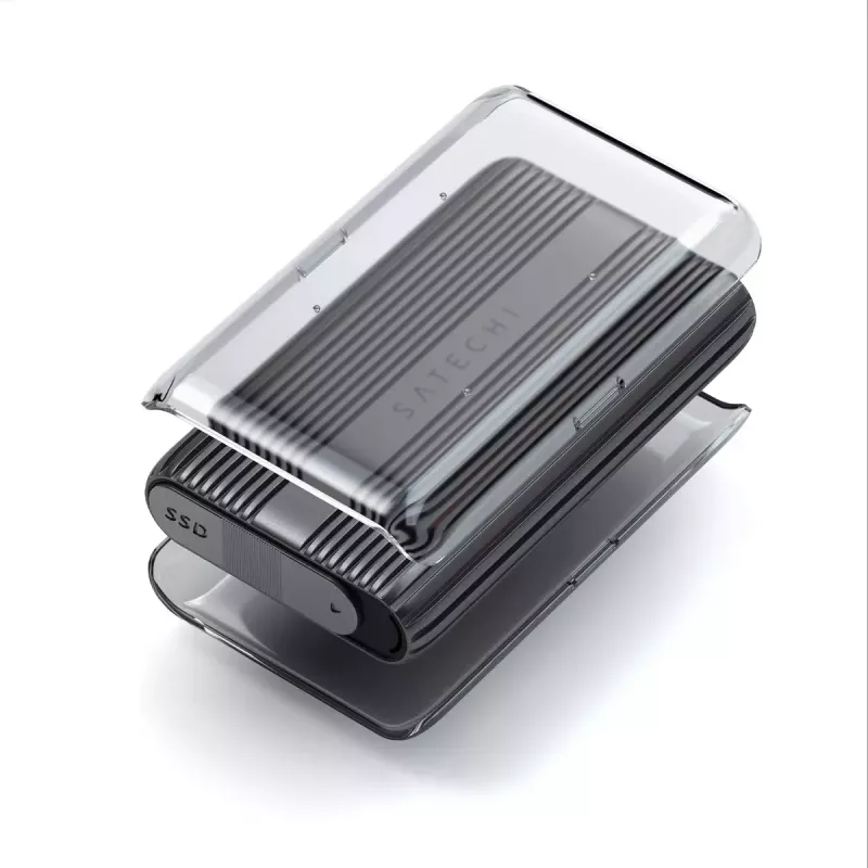 SSD enclosure Satechi USB4 NVMe SSD Pro 4 TB 40 Gbit/s Grey Transparent