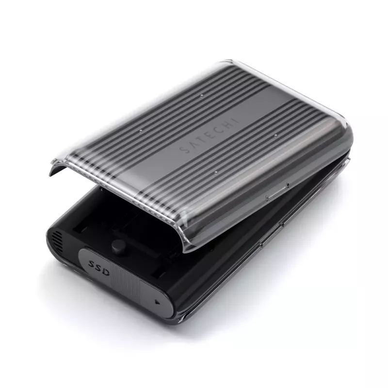 SSD enclosure Satechi USB4 NVMe SSD Pro 4 TB 40 Gbit/s Grey Transparent