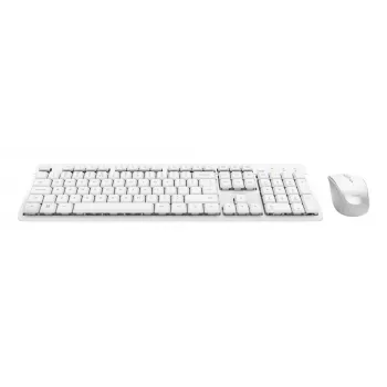 Trust Ody II keyboard Mouse included Home/Office RF Wireless German White