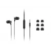 Lenovo 4XD1J77352 headphones/headset Wired In-ear Office/Call center Black