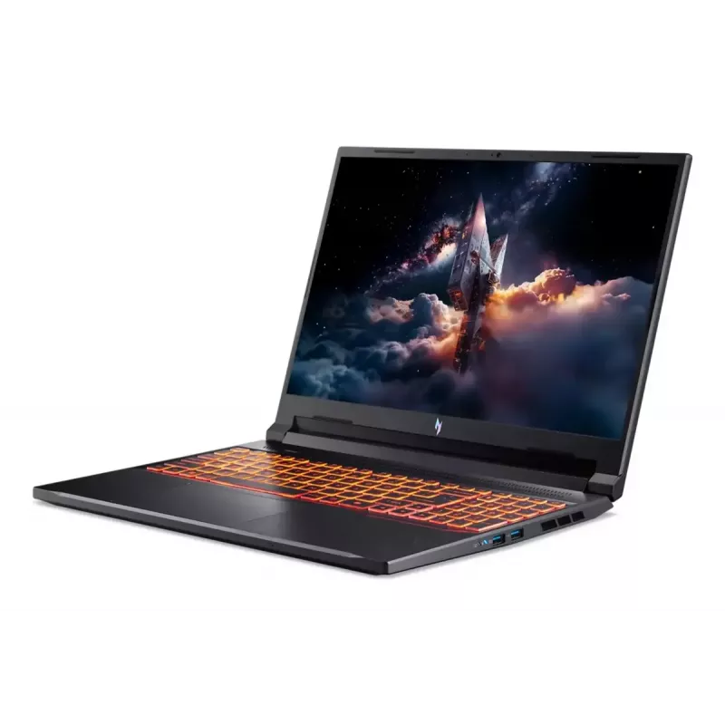 Laptop Acer Nitro V 16 AI ANV16-42-R20S — 16 inch WQXGA, AMD Ryzen 7 260 3.8 GHz, 16 GB DDR5, 1 TB SSD, NVIDIA GeForce RTX 5070, Windows 11 Home, Black