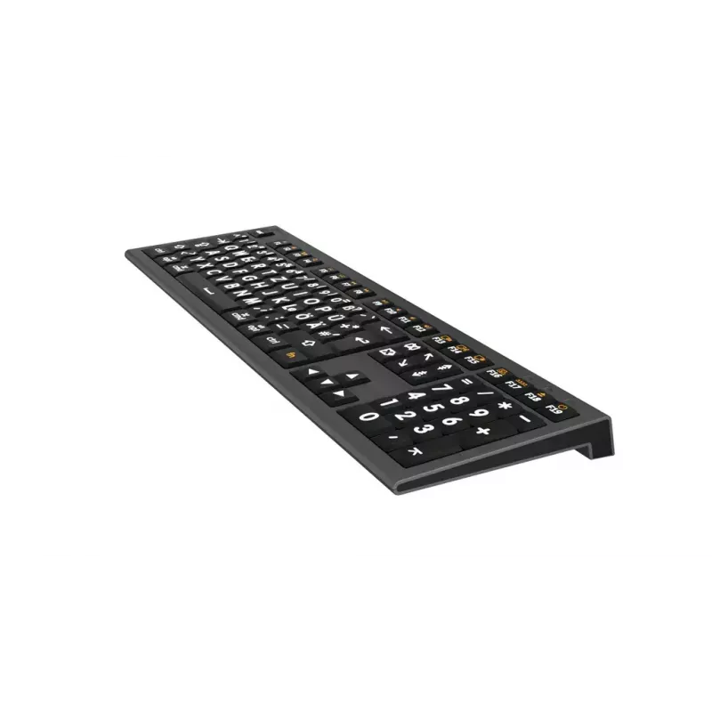 Logickeyboard LKB-LPWB-A2M-DE keyboard Universal USB QWERTZ German Black