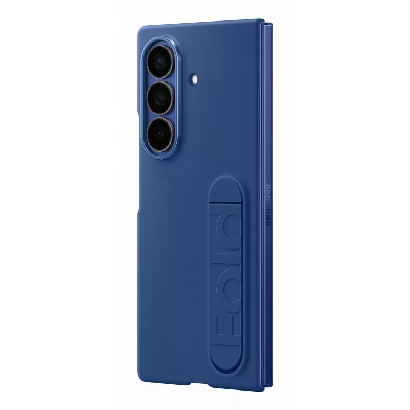 Protective Silicone Case for Samsung Galaxy Fold7 — Blue, model EF‑MF966CNEGWW
