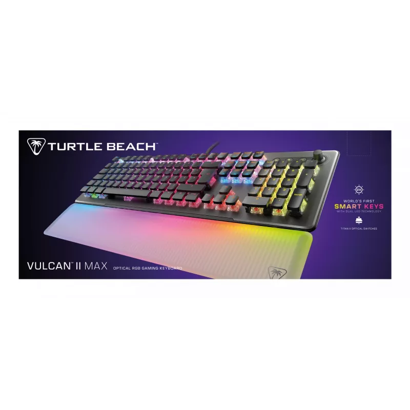 Turtle Beach Vulcan II Max keyboard Gaming USB QWERTZ German Black