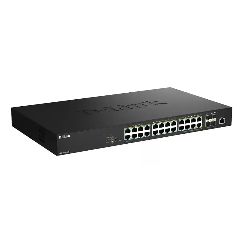 D-Link 28-Port 2.5G Multi-Gigabit PoE++ Smart Managed Switch with 4 x 10G SFP+ Ports