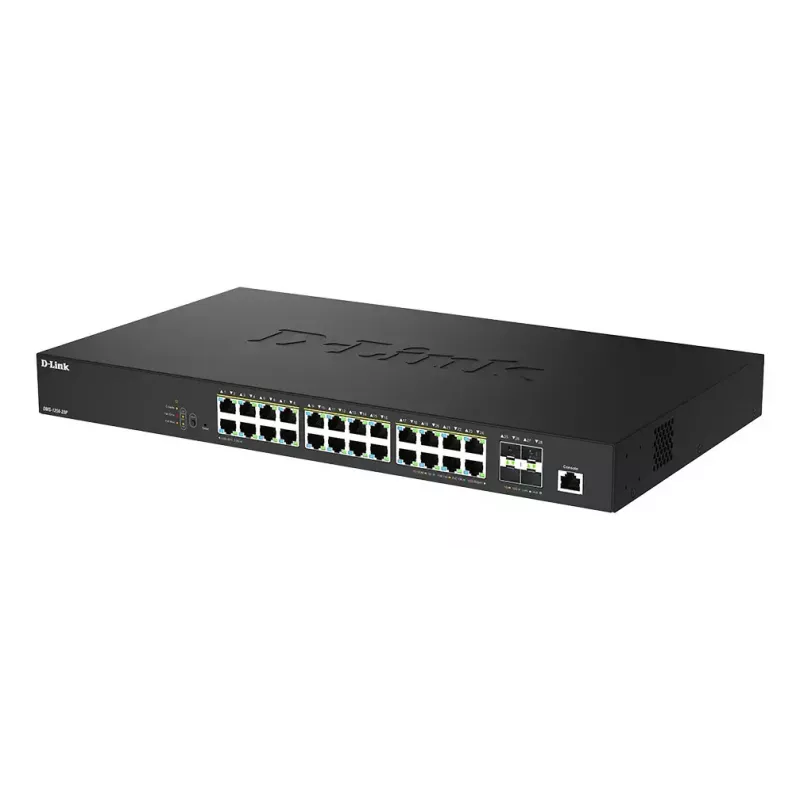 D-Link 28-Port 2.5G Multi-Gigabit PoE++ Smart Managed Switch with 4 x 10G SFP+ Ports