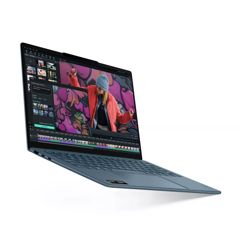 Lenovo Yoga Slim 7 14AKP10 Copilot+ PC AMD Ryzen™ AI 7 350 Laptop 35.6 cm (14 inch) 2.8K 16 GB LPDDR5-SDRAM 512 GB SSD Wi-Fi 7 (802.11be) Windows 11 Home German Teal