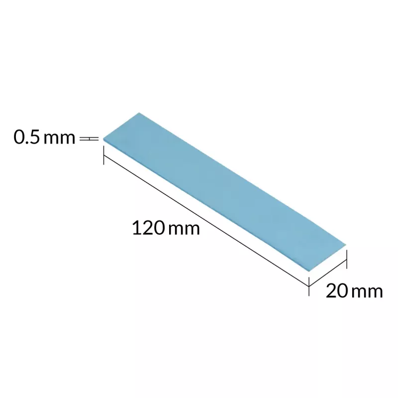 ARCTIC TP-3 Premium Performance Thermal Pad 120 x 20 mm, 0.5 mm