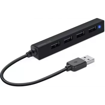 Hub SPEEDLINK SNAPPY SLIM 480 Mbit/s Black