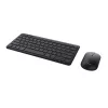 Trust Lyra keyboard Mouse included Office RF Wireless + Bluetooth QWERTZ German Black
