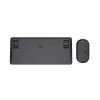Trust Lyra keyboard Mouse included Office RF Wireless + Bluetooth QWERTZ German Black