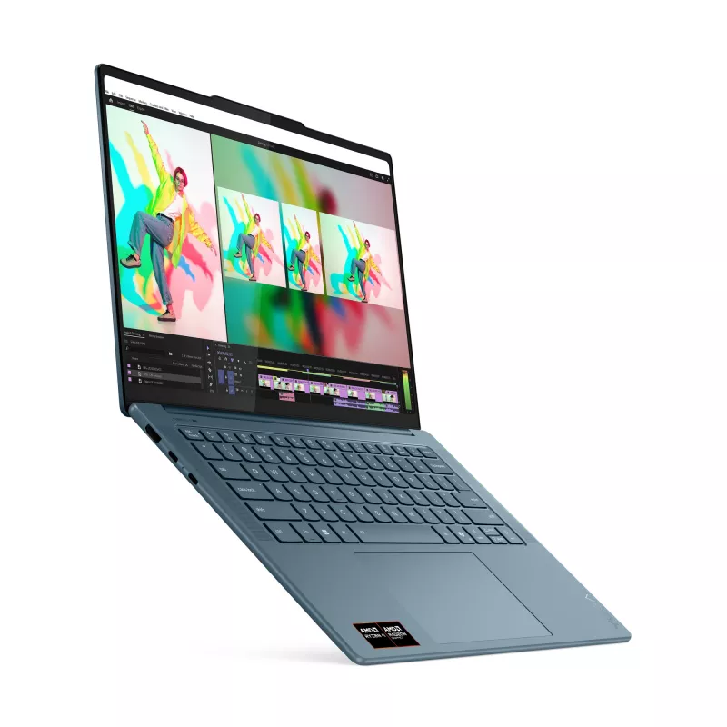 Lenovo Yoga Pro 7 14AKP10 Copilot+ PC AMD Ryzen™ AI 7 350 Laptop 36.8 cm (14.5 inch) 3K 32 GB LPDDR5x-SDRAM 1 TB SSD Wi-Fi 7 (802.11be) Windows 11 Pro German Teal