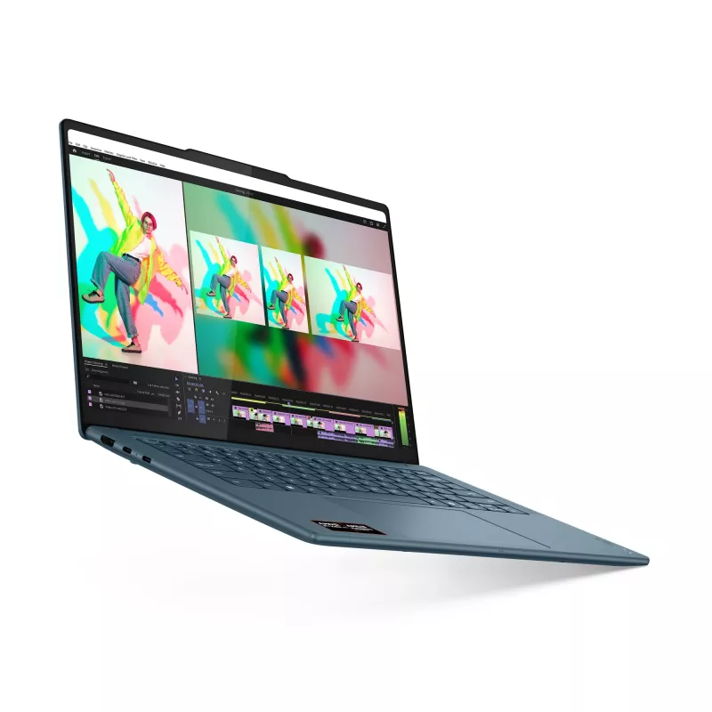 Lenovo Yoga Pro 7 14AKP10 Copilot+ PC AMD Ryzen™ AI 7 350 Laptop 36.8 cm (14.5 inch) 3K 32 GB LPDDR5x-SDRAM 1 TB SSD Wi-Fi 7 (802.11be) Windows 11 Pro German Teal