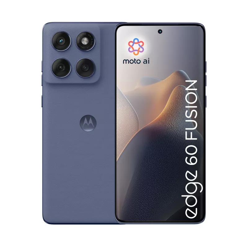 Smartphone Motorola edge 60 fusion — 6.67 inch OLED, MediaTek Dimensity 7300, 8 GB RAM, 256 GB, 50+13 MP, 5200 mAh, Dual SIM, Grey