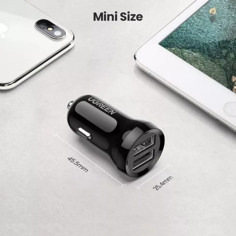 Ugreen 50875 mobile device charger MP4, Mobile computer Black Cigar lighter Auto