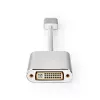 Nedis CCTB37250AL02 video cable adapter 0.2 m DisplayPort DVI-D Silver