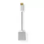 Nedis CCTB37250AL02 video cable adapter 0.2 m DisplayPort DVI-D Silver