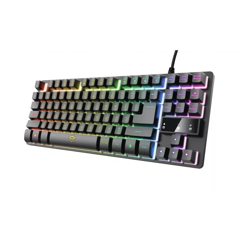 Trust GXT 794 keyboard Mouse included Gaming USB QWERTZ German Black
