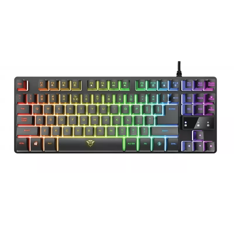 Trust GXT 794 keyboard Mouse included Gaming USB QWERTZ German Black