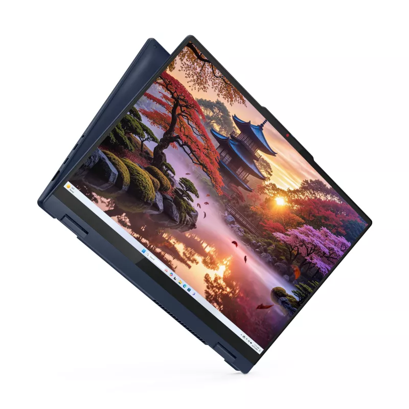 Lenovo IdeaPad 5 2-in-1 16AKP10 Copilot+ PC AMD Ryzen™ AI 5 340 Hybrid (2-in-1) 40.6 cm (16 inch) Touchscreen WUXGA 16 GB LPDDR5x-SDRAM 512 GB SSD Wi-Fi 7 (802.11be) Windows 11 Home German Blue