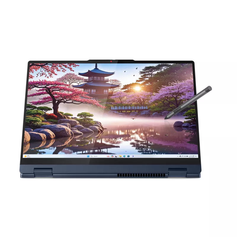 Lenovo IdeaPad 5 2-in-1 16AKP10 Copilot+ PC AMD Ryzen™ AI 5 340 Hybrid (2-in-1) 40.6 cm (16 inch) Touchscreen WUXGA 16 GB LPDDR5x-SDRAM 512 GB SSD Wi-Fi 7 (802.11be) Windows 11 Home German Blue