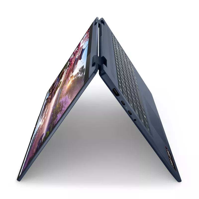Lenovo IdeaPad 5 2-in-1 16AKP10 Copilot+ PC AMD Ryzen™ AI 5 340 Hybrid (2-in-1) 40.6 cm (16 inch) Touchscreen WUXGA 16 GB LPDDR5x-SDRAM 512 GB SSD Wi-Fi 7 (802.11be) Windows 11 Home German Blue