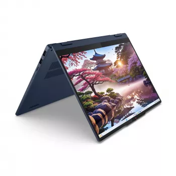 Lenovo IdeaPad 5 2-in-1 14AKP10 Copilot+ PC AMD Ryzen™ AI 7 350 Hybrid (2-in-1) 35.6 cm (14 inch) Touchscreen WUXGA 16 GB LPDDR5x-SDRAM 1 TB SSD Wi-Fi 7 (802.11be) Windows 11 Home German Blue