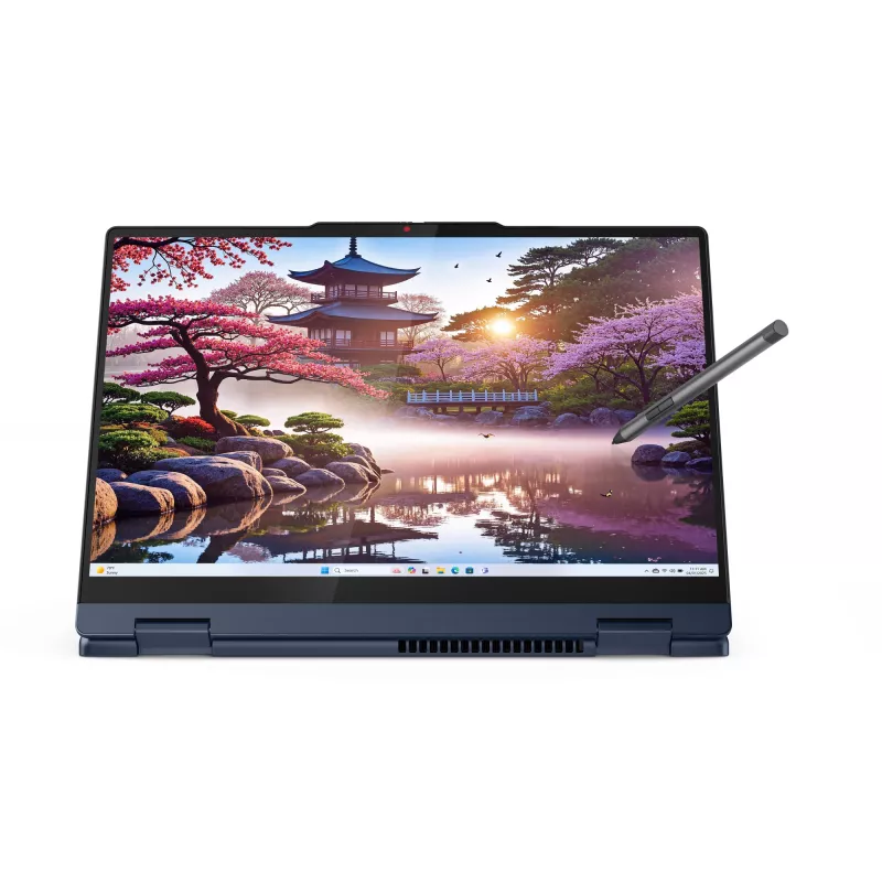 Lenovo IdeaPad 5 2-in-1 14AKP10 Copilot+ PC AMD Ryzen™ AI 7 350 Hybrid (2-in-1) 35.6 cm (14 inch) Touchscreen WUXGA 16 GB LPDDR5x-SDRAM 1 TB SSD Wi-Fi 7 (802.11be) Windows 11 Home German Blue