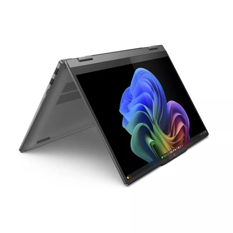 Lenovo IdeaPad 5 2-in-1 14Q8X9 Copilot+ PC Snapdragon X1P-42-100 Hybrid (2-in-1) 35.6 cm (14 inch) Touchscreen WUXGA 24 GB LPDDR5x-SDRAM 1 TB SSD Wi-Fi 7 (802.11be) Windows 11 Home German Grey