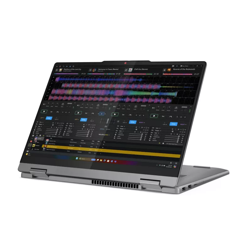 Lenovo IdeaPad 5 2-in-1 14Q8X9 Copilot+ PC Snapdragon X1P-42-100 Hybrid (2-in-1) 35.6 cm (14 inch) Touchscreen WUXGA 24 GB LPDDR5x-SDRAM 1 TB SSD Wi-Fi 7 (802.11be) Windows 11 Home German Grey