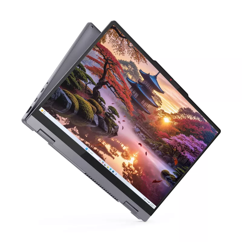 Lenovo IdeaPad 5 2-in-1 14AKP10 Copilot+ PC AMD Ryzen™ AI 5 340 Hybrid (2-in-1) 35.6 cm (14 inch) Touchscreen WUXGA 16 GB LPDDR5x-SDRAM 512 GB SSD Wi-Fi 7 (802.11be) Windows 11 Home German Grey
