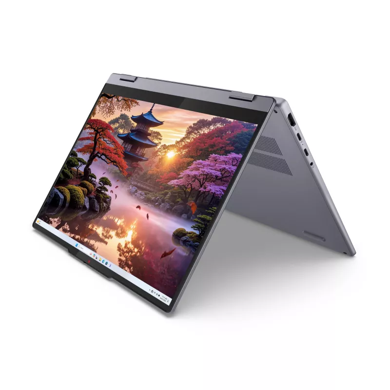 Lenovo IdeaPad 5 2-in-1 14AKP10 Copilot+ PC AMD Ryzen™ AI 5 340 Hybrid (2-in-1) 35.6 cm (14 inch) Touchscreen WUXGA 16 GB LPDDR5x-SDRAM 512 GB SSD Wi-Fi 7 (802.11be) Windows 11 Home German Grey