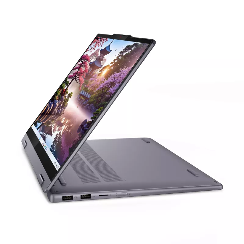 Lenovo IdeaPad 5 2-in-1 14AKP10 Copilot+ PC AMD Ryzen™ AI 5 340 Hybrid (2-in-1) 35.6 cm (14 inch) Touchscreen WUXGA 16 GB LPDDR5x-SDRAM 512 GB SSD Wi-Fi 7 (802.11be) Windows 11 Home German Grey