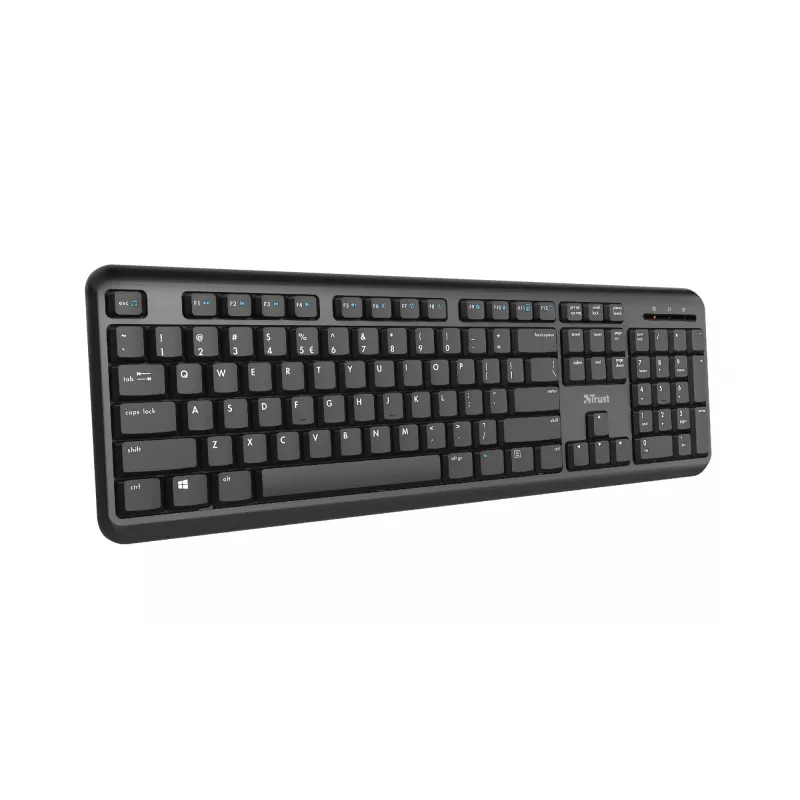 Trust TK-350 keyboard Office RF Wireless QWERTZ German Black