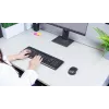 Trust TKM-350 keyboard Mouse included Office RF Wireless QWERTZ German Black