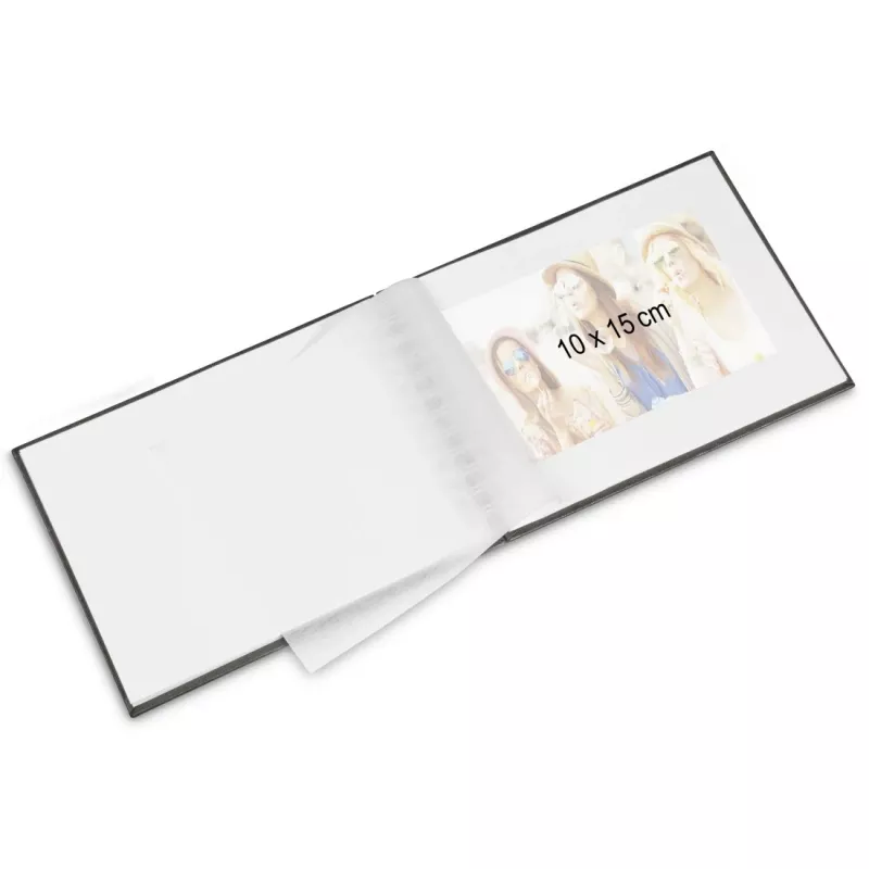Hama Fine Art photo album Grey 50 sheets 10 x 15 cm Spiral binding
