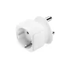 Hama 00223440 power plug adapter Type M Type C (Europlug)+Type F White