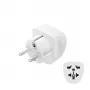 Hama 00223456 power plug adapter Type E/F hybrid Universal White