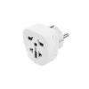 Hama 00223456 power plug adapter Type E/F hybrid Universal White