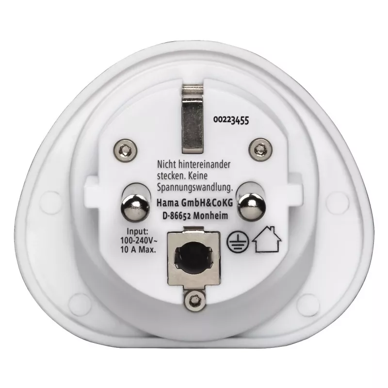 Hama 00223455 power plug adapter Universal White